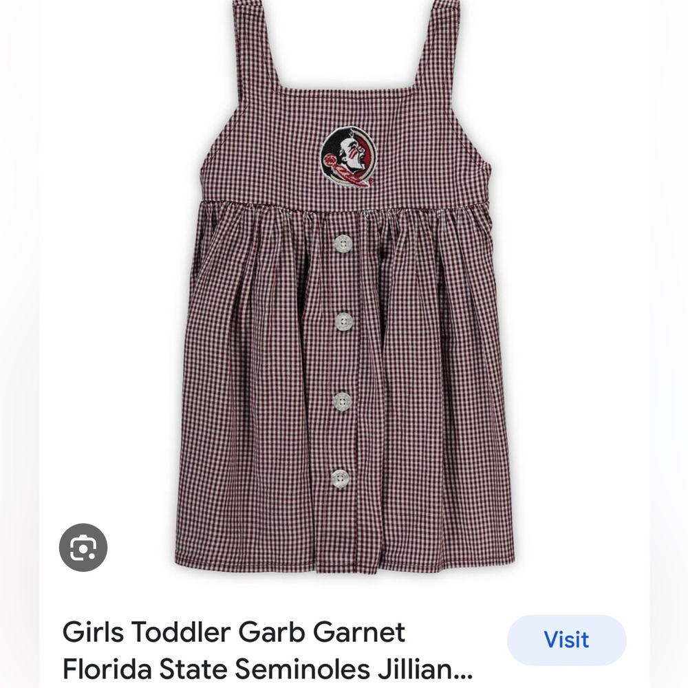 Seminoles toddler girls dress size 3T
